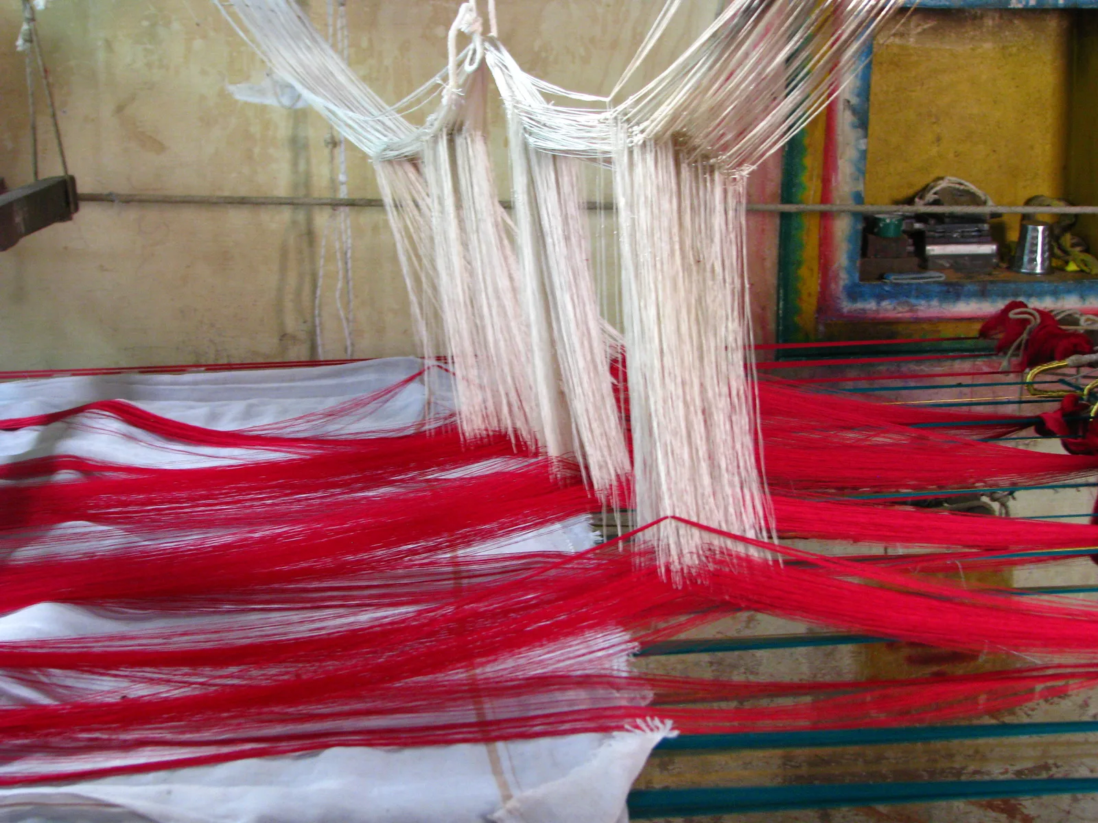 Silk sari weaving at Kanchipuram — the loom where a lineage is kept